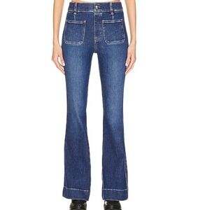 SPANX Blue Boot Cut Flare Pants